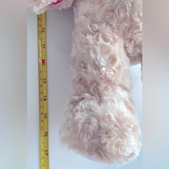 BABW Happy Hugs Fluffy Cream Teddy Bear - Gently used - Picture 6 of 10